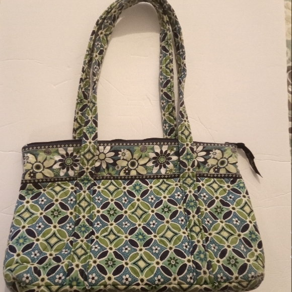 Vera Bradley Retired Pattern Spring 2008 Daisy Daisy Betsey Style Tote Bag . - Picture 2 of 7
